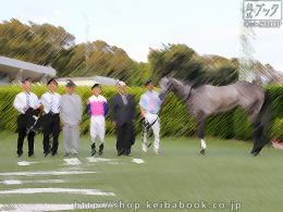 カラープリント(アルミ枠なし)2019年9月29日中山10R 勝浦特別(口取り)(グッドジュエリー)