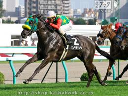 カラープリント(アルミ枠付き)2012年8月18日札幌11R ポプラステークス(ギンザボナンザ)