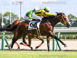 カラープリント(アルミ枠なし)2022年9月25日中京8R 3歳以上1勝クラス(ゴールC)(ヴェールランス)