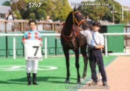 カラープリント(アルミ枠付き)2022年10月23日東京7R 3歳以上1勝クラス(口取りA)(キャリックアリード)