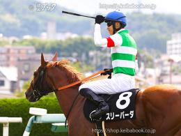 カラープリント(アルミ枠付き)2023年6月10日阪神11R 水無月ステークス(引き上げ)(スリーパーダ)