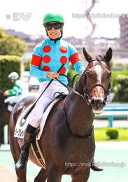 カラープリント(アルミ枠付き)2023年8月19日小倉5R 2歳新馬(引き上げ)(シークレットキー)