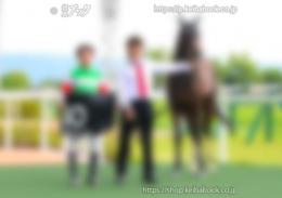 カラープリント(アルミ枠付き)2024年6月2日京都11R 松風月ステークス(口取りB)(ジレトール)