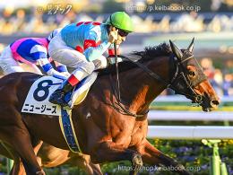 カラープリント(アルミ枠付き)2024年10月14日東京12R 3歳以上2勝クラス(アップ)(ニュージーズ)