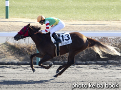 カラープリント(アルミ枠付き)2014年12月27日中山1R 2歳未勝利(マコトカンパネッロ)