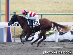 カラーパネル2015年1月4日京都1R 3歳未勝利(タキオンレディー)