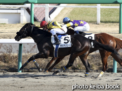 カラープリント(アルミ枠付き)2015年1月4日中山8R 4歳上1000万下(ラヴィアンクレール)