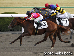 カラープリント(アルミ枠付き)2015年1月10日京都12R 4歳上500万下(モンラッシェ)