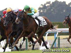 カラーパネル2015年1月11日京都5R 3歳未勝利(ラクアミ)