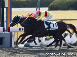 カラーパネル2015年1月17日京都1R 3歳未勝利(テイエムグンカン)