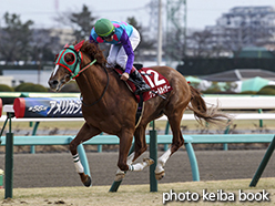 カラープリント(アルミ枠なし)2015年1月25日中山11R アメリカJCC(クリールカイザー)