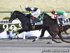 カラープリント(アルミ枠付き)2015年2月21日京都12R 4歳上1000万下(ドニカナルボーイ)