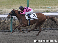 カラープリント(アルミ枠付き)2015年3月7日中山1R 3歳未勝利(エグランティエ)