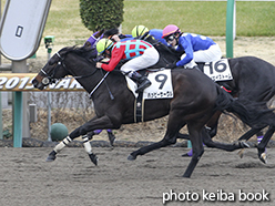 カラープリント(アルミ枠付き)2015年3月7日中山4R 3歳新馬(ハッピーサークル)