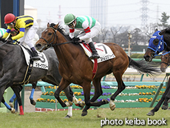 カラープリント(アルミ枠なし)2015年3月14日中山7R 3歳500万下(ストレンジクォーク)