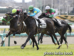 カラープリント(アルミ枠付き)2015年3月21日中山4R 3歳未勝利(エバーシャルマン)