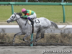 カラープリント(アルミ枠付き)2015年3月21日中山7R 4歳上500万下(ハルズハッピー)