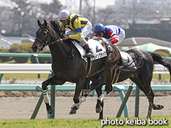 カラープリント(アルミ枠付き)2015年3月22日中山5R 3歳未勝利(ウイングチップ)