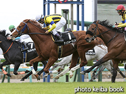 カラープリント(アルミ枠付き)2015年4月4日中山10R 安房特別(ディスキーダンス)