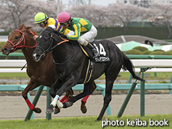 カラープリント(アルミ枠付き)2015年4月4日中山11R 船橋ステークス(サトノデプロマット)