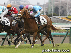 カラープリント(アルミ枠付き)2015年4月5日中山5R 3歳未勝利(ゴールデンハープ)