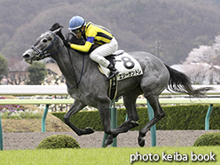 カラープリント(アルミ枠なし)2015年4月11日福島2R 3歳未勝利(エジーサンドレ)