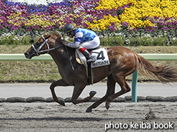 カラープリント(アルミ枠付き)2015年4月12日福島6R 3歳未勝利(ジャイアントアイ)