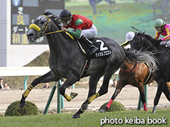 カラープリント(アルミ枠付き)2015年4月12日福島11R 福島民報杯(マイネルフロスト)