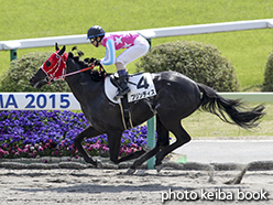 カラープリント(アルミ枠付き)2015年4月19日福島1R 3歳未勝利(ブリンディス)