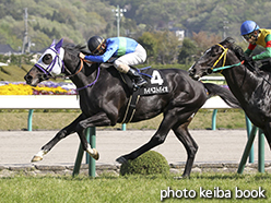 カラープリント(アルミ枠付き)2015年4月25日福島10R 伏拝特別(ハイベストバイオ)