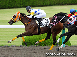 カラープリント(アルミ枠付き)2015年6月27日阪神8R 3歳上500万下(トワエモア)