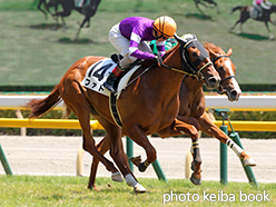 カラープリント(アルミ枠付き)2015年6月28日東京5R 2歳新馬(ファド)