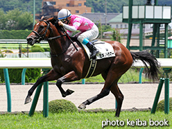 カラープリント(アルミ枠付き)2015年7月25日福島6R 2歳新馬(ミキノドラマー)