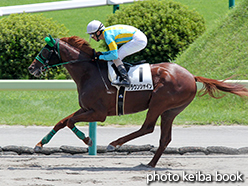 カラープリント(アルミ枠付き)2015年7月26日福島4R 3歳未勝利(クラウンシャイン)