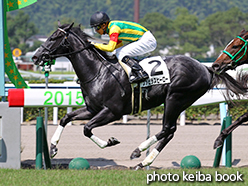 カラープリント(アルミ枠付き)2015年8月1日小倉1R 2歳未勝利(ファビラスヒーロー)