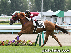 カラープリント(アルミ枠付き)2015年8月2日札幌1R 2歳未勝利(ボーダレス)