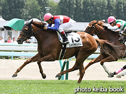 カラープリント(アルミ枠なし)2015年8月2日札幌4R 3歳未勝利(レオフラッパー)