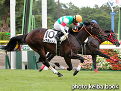 カラープリント(アルミ枠付き)2015年8月15日新潟5R 2歳新馬(レプランシュ)