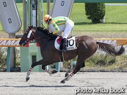 カラープリント(アルミ枠付き)2015年9月12日中山4R 障害未勝利(マックスロノ)