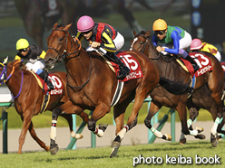 カラーパネル2015年9月20日阪神11R ローズステークス(タッチングスピーチ)