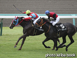 カラープリント(アルミ枠付き)2015年9月26日中山8R 清秋ジャンプステークス(アシュヴィン)