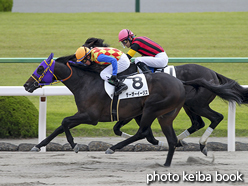 カラープリント(アルミ枠付き)2015年10月12日京都6R 3歳上500万下(テーオーイージス)