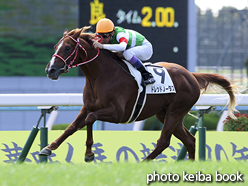 カラープリント(アルミ枠付き)2015年10月25日京都5R 2歳新馬(ドレッドノータス)