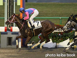 カラープリント(アルミ枠なし)2015年11月14日京都12R 3歳上500万下(メイショウボンロク)