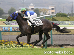 カラープリント(アルミ枠付き)2015年11月14日福島5R 2歳新馬(プレゼンスブルー)