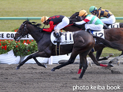 カラープリント(アルミ枠付き)2015年11月15日京都8R 3歳上1000万下(トップディーヴォ)