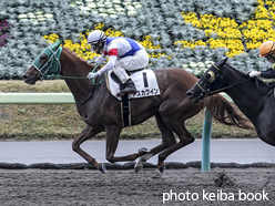 カラープリント(アルミ枠付き)2015年11月15日福島3R 3歳上500万下(アスカクイン)