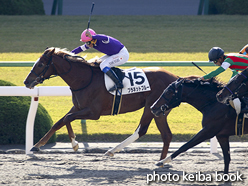 カラーパネル2015年11月28日京都1R 2歳未勝利(プラネットブルー)