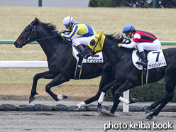 カラープリント(アルミ枠なし)2016年1月5日京都2R 3歳未勝利(ヒナワジュウ)