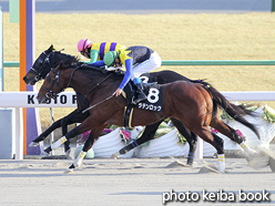 カラープリント(アルミ枠付き)2016年1月10日京都10R 羅生門ステークス(ヒルノデイバロー)